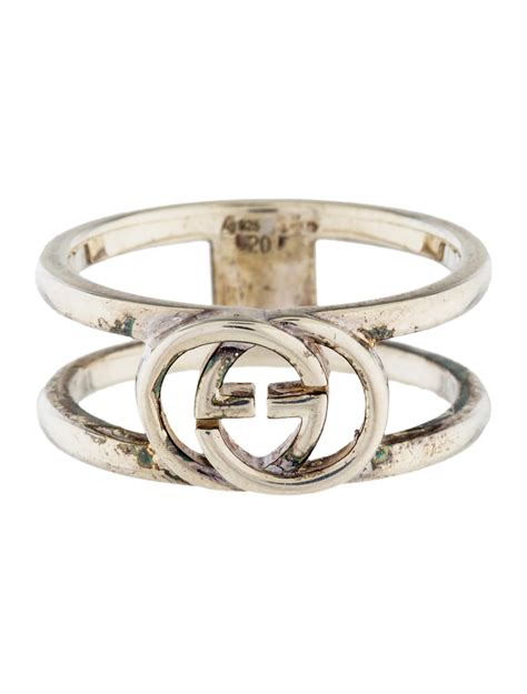 gucci 1973 double g ring|gucci interlocking ring.